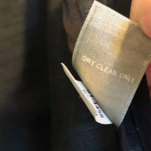 Black silk/cotton blend jacket with front tie closure - Picture 12 of 14